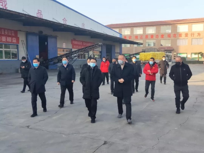縣長申琳調(diào)研旭瑞集團(tuán)疫情防控、復(fù)工復(fù)產(chǎn)情況！